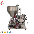 HZPK desktop automatic shampoo detergent essential oil perfume water paste liquid plastic bottle piston filling machine